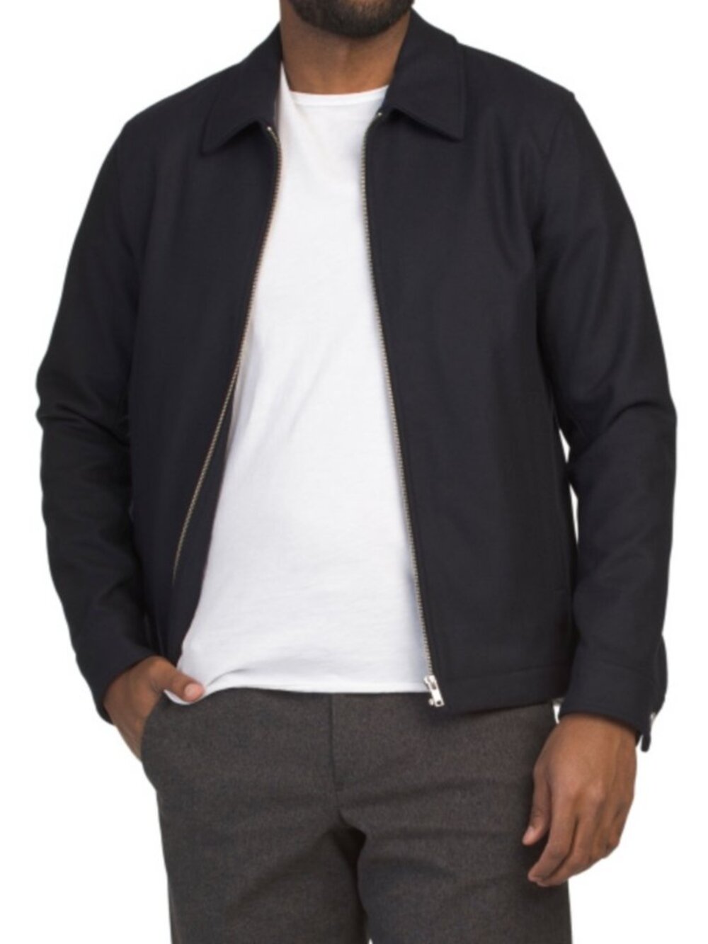 THEORY Virgin Wool And Cashmere Blend Urban Melton Coat